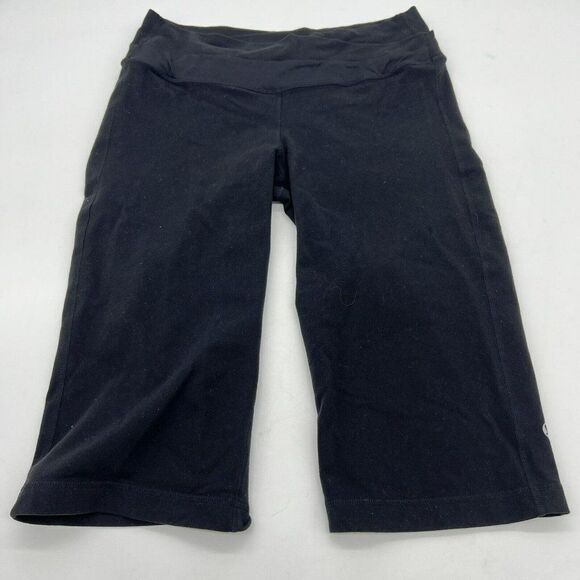 lululemon athletica Pants - Lululemon Astro Pant Pleated Criss Cross Waist Flare Legging Black, Size 8